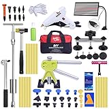 Breite Palette von Anwendungen --- Unsere Dent Reparatur-Werkzeuge sind hergestellt von Hersteller mit reichen Erfahrung, sie können angewendet werden auf die Reparatur von einer Vielzahl von Pit Schäden, Blech Verarbeitung wie Autos, Kühlschränke und Motorrad Körper Reinigungsmittel. Wir stellen Ihnen Erklärungen. Sie können auch lernen Sie die Schritte von Dent Repair von Video.