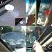 40 x 60cm Universal Retractable Roller Car Side Window Sunshade Sunblinds Sun Shade Blinds with 3 Suction Cups