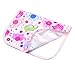 Malloom® Waterproof Baby Changing Pads kids Mat Cover Burp Breathable (Pink)