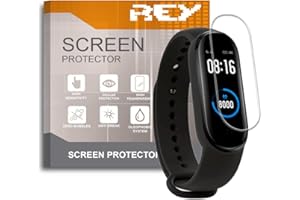 REY 6 sztuki Ochraniacz Ekranu do XIAOMI Mi Smart Band 4 - Smart Band 5 - Smart Band 6 - AMAZFIT BAND 5, Najwyższej jakości