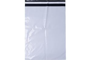 OFFICE PRODUCTS torebki wysyłkowe plastikowe przesyłka towarów / 100 sztuk/z folii LDPE/koperty kurierskie Blickdich / 26 x 35 x 4 cm/kolor: biały