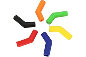 AAED 6 Pièces Moto Shifter Chaussure Protecteur, Protection Selecteur Vitesse Moto en Caoutchouc Premium Couverture Universelle Protege Chaussur-6 couleurs différentes