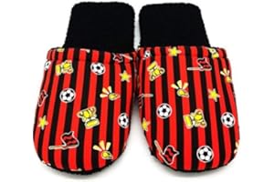 Trama Toscana Ciabatte del Tifoso del Milan Un Paio per Uomo Numero 41/45