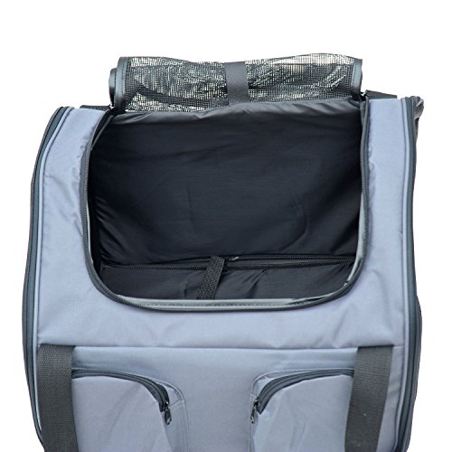 PawHut-Pet-Carrier-Folding-Bag-Car-Seat-Cat-Dog-Puppy-Kennel-Portable-Travel-Cage-Tote-Case-Mesh-Holder-House-Grey