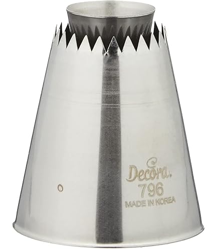 Douille Sultane De Buyer - Cône Rasant 3 Cm - Inox Sans Soudure, Parfaite Pour Décoration Et Garniture - Compatible Poches à Pâtisserie