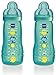 MAM 330ml Baby Bottle (Blue, Pack of 2)
