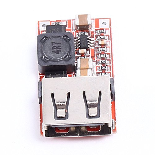 1Pcs 6-24V 12V/24V auf 5V 3A AUTO-USB-Ladegerät-Modul-DC Buck step down Converter DIY