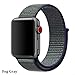 Produktbild 44mm 40mm 42mm 38mm geflochten Nylon Strap Armband Armband für Apple Watch 4 3 2 1 Serie 42mm oder 44mm Nebel grau