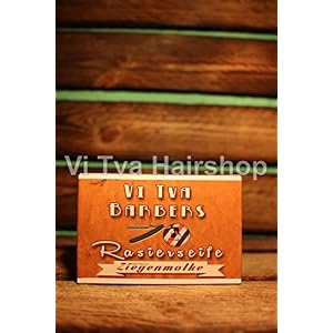 VI TVA Barbers Shaving Soap Handmade Soap Shaving Soap with Fine Goat Whey (for Shaving) - Image 3