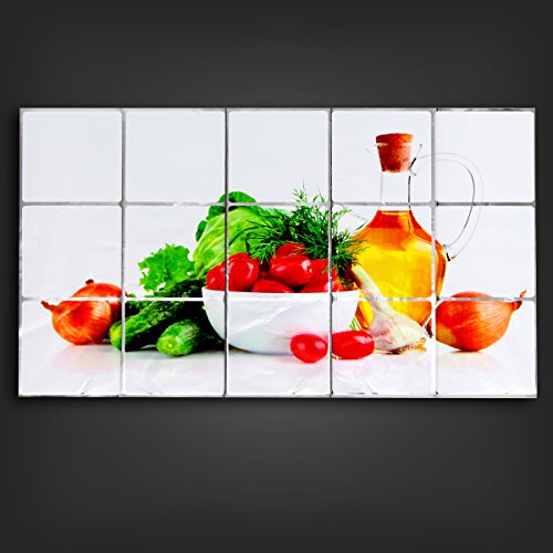 Küche Wandsticker 45 × 75 cm Oilproof Fett proof Küche Wand Aufkleber Obst Muster Küche Aufkleber Wand Aufkleber Wand Dekor - 2