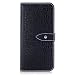 Produktbild Samsung Galaxy S8 Hülle, Chreey Premium Krokodil Leder Wallet Tasche Metall Schnalle Flip Cover Stilvoll Handyhülle Schutz Case [Schwarz]