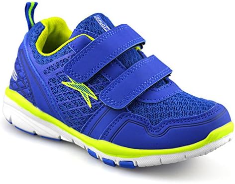 Boys Girls Childrens Casual Touch Strap Summer Sports Running Trainers Shoe Size[UK 12 Kids,Blue]