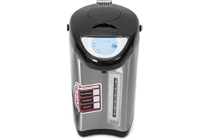 Acesunny 750w Heißwasserspender Wasserkocher Thermoskanne Heißwasser Spender 4 Liter Heißwasserspender Wasserkocher Wasserkessel Glühweinkocher Teekocher (Schwarz)