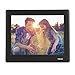 Produktbild TENKER 7-Zoll HD Digitaler Bilderrahmen IPS LCD Display mit Autodrehung/Kalendar/Uhr Funktion, MP3/Foto/Videoplayer mit Fernbedienung (Schwarz) (7-Zoll)