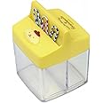 LENITH Cute Animal Faced Pompompurin Paper Clip Dispenser Magnetic Lid Boxes with 6 Paper Clips Case