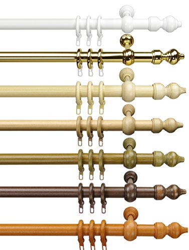 way2way Gardinenstange CLASSIC | weiss 220cm | Vorhangstange | Ø 28mm | viele Farben & Größen