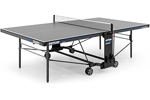 Kettler K5 Mesa de Tenis de Mesa Profesional para Interiores, Calidad de Torneo, Tablero de Resina de melamina de 19 mm con Capa Superior Resistente a los arañazos, Plegable. Fabricado en Alemania