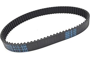 Geeyu Cintura di distribuzione in Gomma a Circuito Chiuso HTD 425-5M-6, 425/430/435/440/445/450 Lunghezza, Cinghia di puleggia sincrona, Larghezza 6mm, Cintura in Gomma, Parti di Ricambio