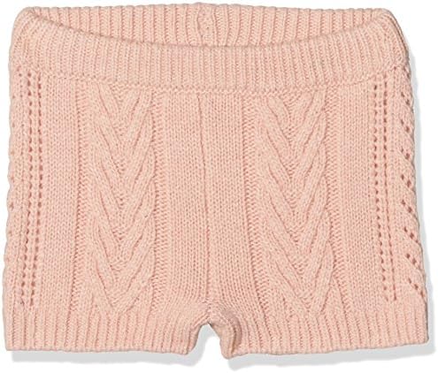 Noa Noa Baby Girls' Basic Wool Knit Shorts, Pink (Evening Sand), 0-3 Months (Manufacturer Size: 0M)