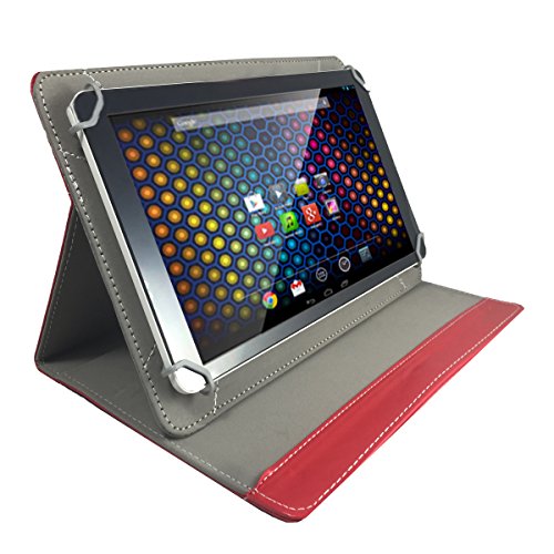 Wortmann Terra Pad 1002 / 9,7 Zoll Tablet PC Tasche mit Aufstellfunktion – Rot - 4