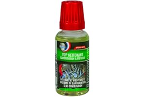 ERC – [TOP Nettoyant Carburation & Moteur] | Additif | Conçu pour les deux-roues | Nettoyant carburateur, injecteurs et soupapes | Protège le système de carburation et de combustion | 50 ml