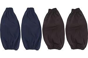 GORGECRAFT 2 par de Mangas Impermeables para Brazos de Cocina A Prueba de Aceite Protectores de Mangas Reutilizables Accesorios de Limpieza de Cuero para Mujeres Trabajo Cocina Pintura Lavado de Plato