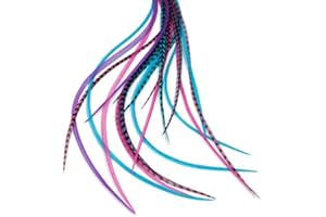 ONE FINE DAY FEATHERS Real Feather Hair Extensions - Cupcake (8 Feathers)