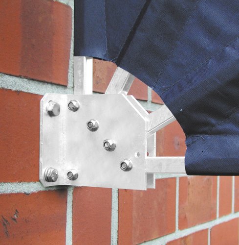 Leco Balkonfächer Schenkellänge 1.40 m, Farbe blau - 3