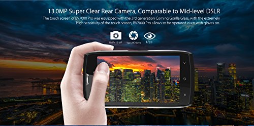 [[Nuovo Rilasciato]] Blackview BV7000 PRO - Ultra Slim da 5 pollici Gorilla Glass IP68 4GB di RAM + 64GB ROM Impermeabile / antiurto / antipolvere Outdoor Smartphone Octa Nucleo 8MP + 13 MP fotocamera impronta digitale GPS - nero-argento