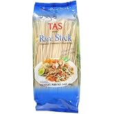 TAS Rice Stick 400 g &ndash; İnce Pirin&ccedil; Eriştesi | Glutensiz &ndash; Hafif &amp; Pratik | Pad Thai, &Ccedil;orba &amp; Asya Mutfağı İ&ccedil;in