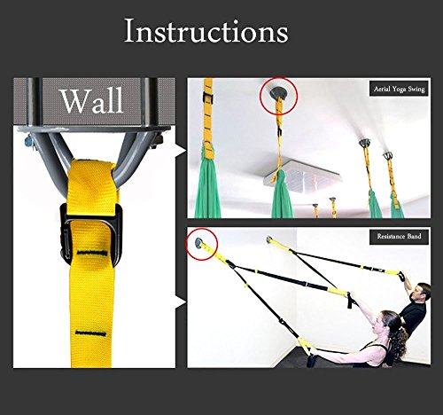 Suspension Strap Trainer Mount Anchor Bracket Hook Wall
