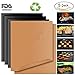 Produktbild Grill Mats, Set von 5 Set – Antihaft BBQ Grill- und Backmatte Silikon, FDA genehmigt, mit Teflon-Antihaftbeschichtung für bis zu 300 °C, PFOA-frei, extra groß und Durable 40 x 50 cm| ideal Gas Carbon – Elektro Grill und ofenfest.