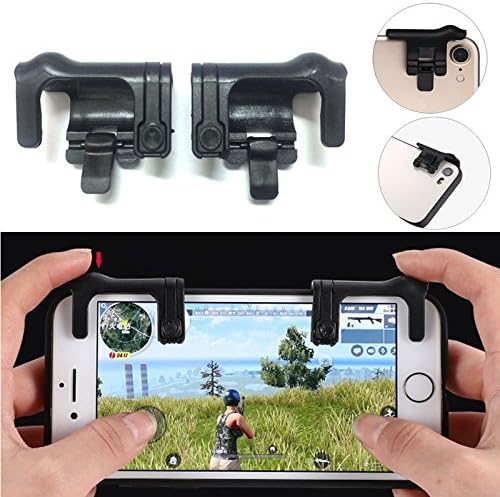 FangSi Pubg Game Controller, 2018 1 Pair Mobile Game Fire Button Aim Key Joystick Smart phone Tablet Gaming Trigger L1R1 Shooter Controller PUBG