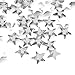 1000pcs White Star 3x3x1 Flat Back Rhinestones Flatback acrylic Gems for Nail Art Cards wholesale AF0007-2
