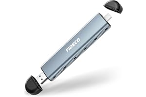 FIDECO M.2 PCIE NVME SSD Enclosure, USB 3.2, Gen 2 SSD Adapter with Transfer Speeds up to 10Gbps, SSD Case for M-Key or B+M Key M.2 NVME SSD of 2242/2260/2280