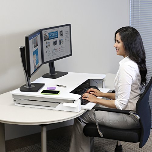 Ergotron WorkFit-T Weiß Computertisch, 33-397-062 - 4