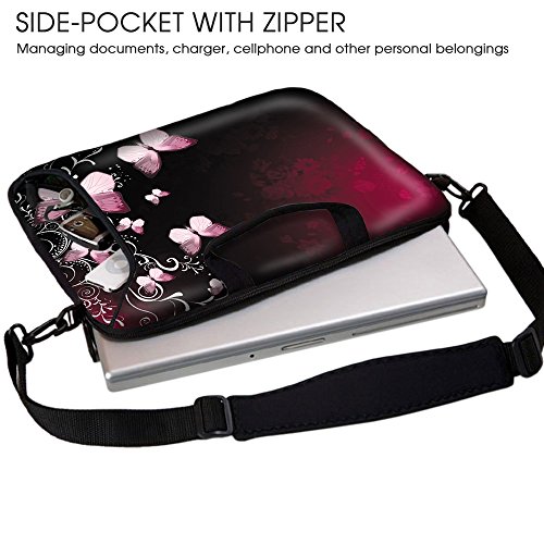 Sidorenko 17-17 3 Zoll Laptoptasche   Laptop Umh  ngetasche  Stilvolle Designer - Computer - Notebook-Schultertasche aus Neopren Schmutz- und Wasserab
