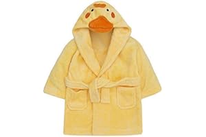 STC Stores Babies / Boys / Girls Novelty or Plain Hooded Dressing Gowns / Bathrobes ~ Newborn to 2 Years