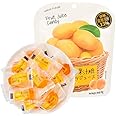 Mango Juice Gummies, Mango Snacks, Mango Juice Candy, Individually Wrapped, Fruitilicious Juicy Candy, Gummy Sweets,Soft Chewy Candy,Vegan Sweets, Fruit Vegetarian Sweets (Mango flavor,1bag)