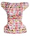 Soft Baby Reusable Cloth Diaper with Microfiber Inserts - Pink Multicolour Owl RS.579.00