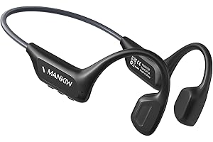 MANKIW Knochenschall Kopfhörer, IP68 Open Ear Kopfhörer Bluetooth 6.0, Bone Conduction Headphones für Fitness, Laufen, Autofahren, Wandern