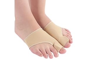RVYEIOP 2-pack hallux valgus skydd bandage tå separator hallux valgus strumpor