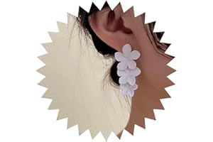 Dervivea Orecchini A Pendente A Fiore Boho Orecchini A Fiore Smaltati Grandi Orecchini A Margherita A Fiore Giallo Orecchini A Goccia Floreali Opachi Gioielli Per Donne E Ragazze