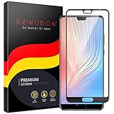 DEINODON 3D Full Screen Panzerglas Schutzfolie für Huawei P20 Pro Panzerfolie Vollverklebt Echt Glasfolie Selbstklebend Displayschutzfolie Ultraklar Schutzglas Ultradünn Hartglas (Schwarz)
