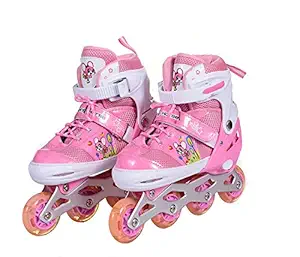 IRIS Inline Skates IR 101 Size 6-8 UK Adjustable (Pink)