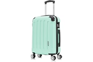 RAYKONG Maleta Cabina ABS 55x40x20cm (40L) - Trolley pequeña Equipaje de Mano - Menta
