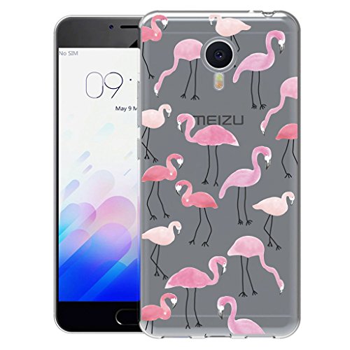 Meizu M3 Note Funda   TUTUWEN Transparente Silicona TPU de Flexibilidad Carcasa Case Bumper Ultra Delgado Espalda Case Cover para Meizu M3 Note 5 5    Meizu Blue Charm Note3 5 5 
