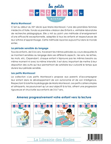 Book's Cover of Les petits Montessori - Je trace les lettres