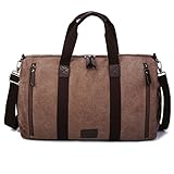 Adecuado para: El bolso de hombro es un estilo de vida informal y moderno para hombres y mujeres. Este bolso de lona es perfecto como una bolsa de fin de semana, una bolsa de viaje, una bolsa grande, una bolsa de deporte, una bolsa de lona, ??una bandolera grande, una bolsa de deporte, una bolsa de deporte y también una buena idea para un regalo.