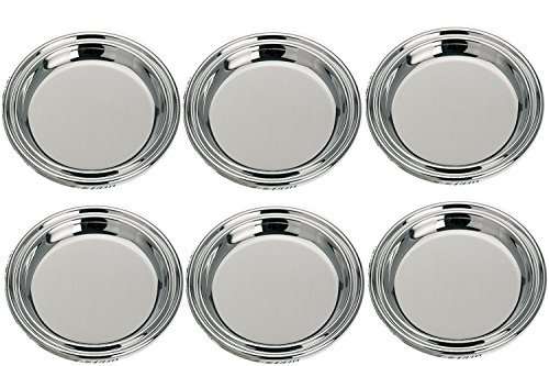 Glasuntersetzer Gläserteller Silber 800 Fadenmuster D 11 cm. Für Gläser, Glas, Tassen, Tisch, Bar - 3